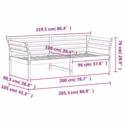 VidaXL 842875 sofa Sofa bed White - Additional view 8