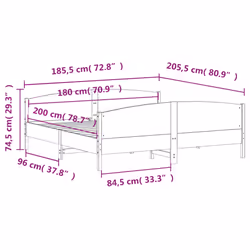 VidaXL 3216164 bed frame - Additional view 8