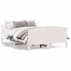 VidaXL 3216177, White, 125.5 cm, 2.06 m, 74.5 cm, 1200 x 2000 mm, 1 pc(s)