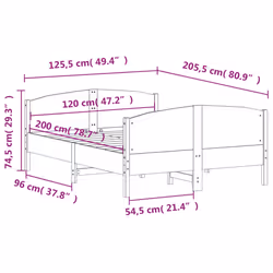 VidaXL 3216182 bed frame - Additional view 8