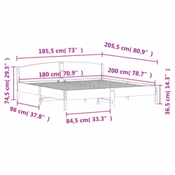 VidaXL 3216190 bed frame - Additional view 8