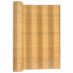 vidaXL Balcony Screen Privacy Screen Outdoor Garden Fence Screen Poly Rattan - light brown, 400 x 80 cm - Additional view 2