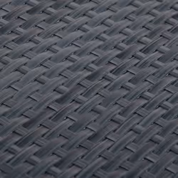 vidaXL Balcony Screens Patio Privacy Screen 10 pcs Black 255x19 cm Poly Rattan - anthracite, 5 pcs - Additional view 6