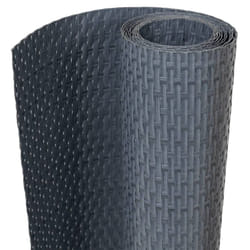 vidaXL Balcony Screens Patio Privacy Screen 10 pcs Black 255x19 cm Poly Rattan - anthracite, 10 pcs