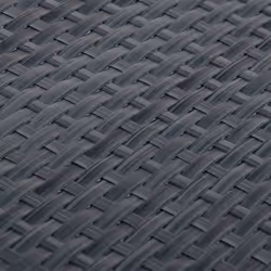 vidaXL Balcony Screens Patio Privacy Screen 10 pcs Black 255x19 cm Poly Rattan - anthracite, 10 pcs - Additional view 6