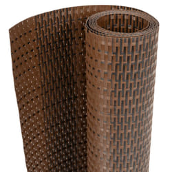 vidaXL Balcony Screens Patio Privacy Screen 10 pcs Black 255x19 cm Poly Rattan - brown and black, 10 pcs