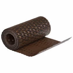vidaXL Balcony Screens Patio Privacy Screen 10 pcs Black 255x19 cm Poly Rattan - brown and black, 10 pcs - Additional view 4