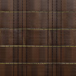 vidaXL Balcony Screens Patio Privacy Screen 10 pcs Black 255x19 cm Poly Rattan - brown and black, 10 pcs - Additional view 5