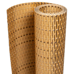 vidaXL Balcony Screens Patio Privacy Screen 10 pcs Black 255x19 cm Poly Rattan - light brown, 5 pcs
