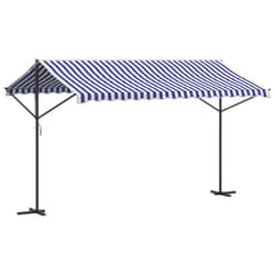 vidaXL Free Standing Awning Canopy Garden Canopy Sunshade Outdoor Shelter - 4 x 3 m
