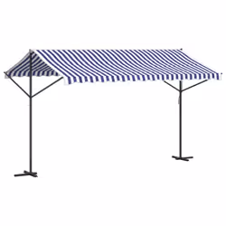 vidaXL Free Standing Awning Canopy Garden Canopy Sunshade Outdoor Shelter - 4 x 3 m - Additional view 4