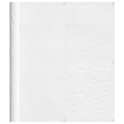 vidaXL Balcony Screen Outdoor Privacy Screen Fence Patio Screen Oxford Fabric - white, 120 x 700 cm
