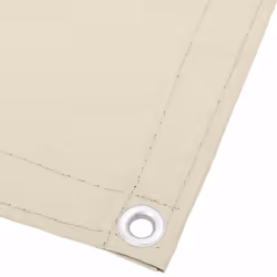 vidaXL Balcony Screen Outdoor Privacy Screen Fence Patio Screen Oxford Fabric - cream, 120 x 700 cm - Additional view 2