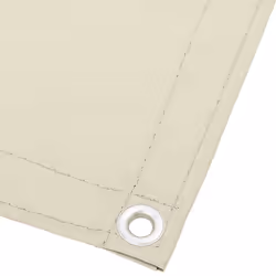 vidaXL Balcony Screen Outdoor Privacy Screen Fence Patio Screen Oxford Fabric - cream, 120 x 800 cm