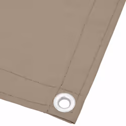 vidaXL Balcony Screen Outdoor Privacy Screen Fence Patio Screen Oxford Fabric - taupe, 120 x 1000 cm - Additional view 2