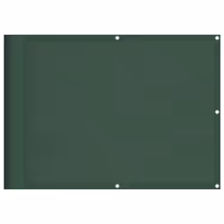 vidaXL Balcony Screen Outdoor Privacy Screen Fence Patio Screen Oxford Fabric - dark green, 75 x 700 cm