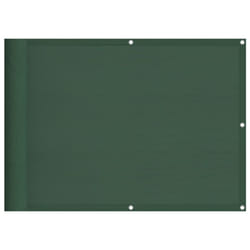 vidaXL Balcony Screen Outdoor Privacy Screen Fence Patio Screen Oxford Fabric - dark green, 75 x 700 cm