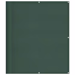 vidaXL Balcony Screen Outdoor Privacy Screen Fence Patio Screen Oxford Fabric - dark green, 120 x 700 cm