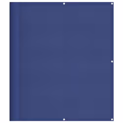 vidaXL Balcony Screen Outdoor Privacy Screen Fence Patio Screen Oxford Fabric - blue, 120 x 1000 cm