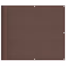 vidaXL Balcony Screen Outdoor Privacy Screen Fence Patio Screen Oxford Fabric - brown, 90 x 800 cm