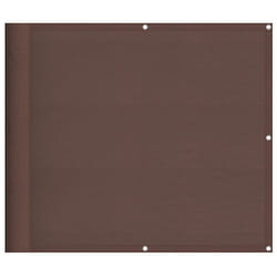 vidaXL Balcony Screen Outdoor Privacy Screen Fence Patio Screen Oxford Fabric - brown, 90 x 800 cm