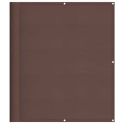 vidaXL Balcony Screen Outdoor Privacy Screen Fence Patio Screen Oxford Fabric - brown, 120 x 800 cm
