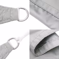 vidaXL Sun Shade Sail Canopy Light Grey 4.5x4.5x4.5 m 100% Polyester Oxford - Additional view 5