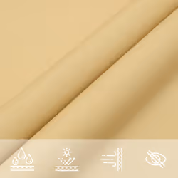 vidaXL Sun Shade Sail Awning Canopy Cover Sand 4x5x6.4 m 100% Polyester Oxford - Additional view 6