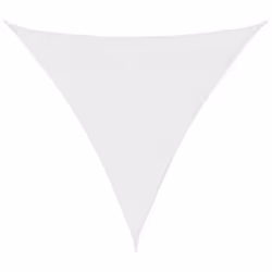 vidaXL Sunshade Sail Oxford Fabric Triangular Shade Sail Sunscreen Canopy - white, 2 x 2 x 2 m