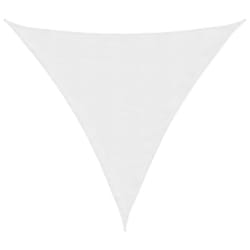 vidaXL Sunshade Sail Oxford Fabric Triangular Shade Sail Sunscreen Canopy - white, 2 x 2 x 2 m