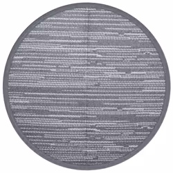 vidaXL Outdoor Carpet Garden Rug Carpet Patio Mat Area Rug Balcony Blanket PP - grey, 120 cm
