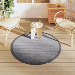 vidaXL Outdoor Carpet Garden Rug Carpet Patio Mat Area Rug Balcony Blanket PP - grey, 120 cm