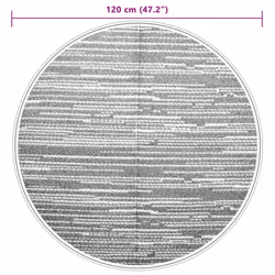 vidaXL Outdoor Carpet Garden Rug Carpet Patio Mat Area Rug Balcony Blanket PP - brown, 120 cm