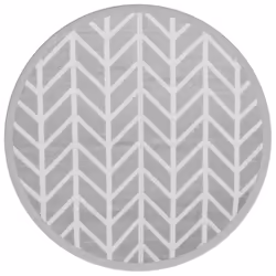 vidaXL Outdoor Carpet Garden Rug Carpet Patio Mat Area Rug Balcony Blanket PP - light grey and white, 200 cm