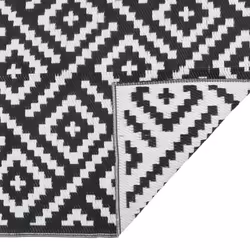 vidaXL Outdoor Carpet Garden Rug Carpet Patio Mat Area Rug Balcony Blanket PP - 160 x 230 cm - Additional view 4