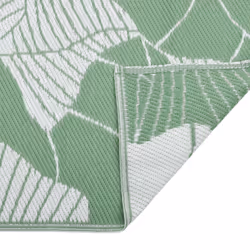 vidaXL Outdoor Carpet Garden Rug Carpet Patio Mat Area Rug Balcony Blanket PP - leaf, 140 x 200 cm - Additional view 4
