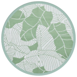vidaXL Outdoor Carpet Garden Rug Carpet Patio Mat Area Rug Balcony Blanket PP - leaf, 200 cm