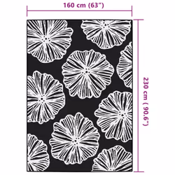 vidaXL Outdoor Carpet Garden Rug Carpet Patio Mat Area Rug Balcony Blanket PP - light green, 160 x 230 cm - Additional view 5