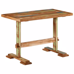 vidaXL Dining Table Kitchen Dining Room Dinner Table Solid Wood Reclaimed - Additional view 8