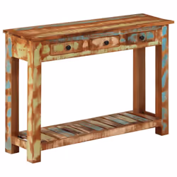 vidaXL Console Table Hallway Tea Side Table End Table Solid Wood Reclaimed