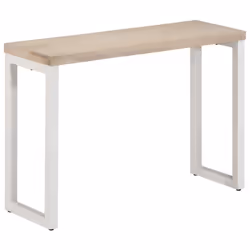 vidaXL Console Table Hall Side Table End Table Brown Solid Wood Mango and Iron