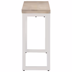 vidaXL Console Table Hall Side Table End Table Brown Solid Wood Mango and Iron
