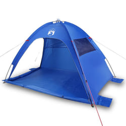 vidaXL Beach Tent Picnic Lightweight Tent Sun Shelter Shade Tent Waterproof - blue