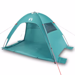 vidaXL Beach Tent Picnic Lightweight Tent Sun Shelter Shade Tent Waterproof - green
