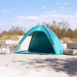vidaXL Beach Tent Picnic Lightweight Tent Sun Shelter Shade Tent Waterproof - green