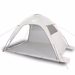 vidaXL Beach Tent Picnic Lightweight Tent Sun Shelter Shade Tent Waterproof - grey