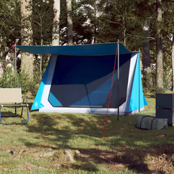 vidaXL Camping Tent 2-Person Lightweight Tent Dome Tent Shelter Waterproof - blue