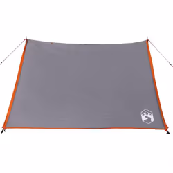 vidaXL Camping Tent 2-Person Lightweight Tent Dome Tent Shelter Waterproof - grey and orange - Additional view 4
