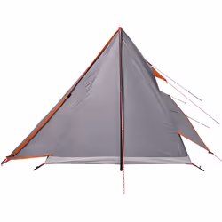 vidaXL Camping Tent 2-Person Lightweight Tent Dome Tent Shelter Waterproof - grey and orange - Additional view 5