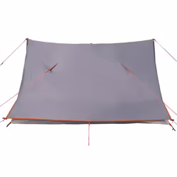 vidaXL Camping Tent 2-Person Lightweight Tent Dome Tent Shelter Waterproof - grey and orange - Additional view 6